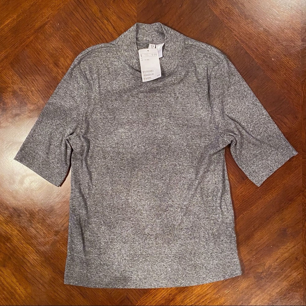 Grey Ribbed Shirt
